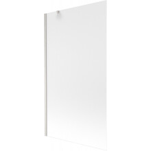 Mexen Next vanová zástěna 1-křídlová 100 x 150 cm, matná, kartáčovaný nikl - 895-100-000-00-30-97