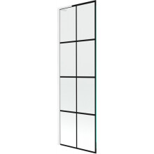 Mexen Next L paravan de baie cu 1 panou 60 x 150 cm, model negru, alb - 895-060-000-03-77-20