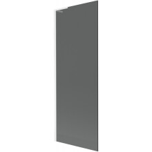 Mexen Next L paraván k vaně 1křídlý 70 x 150 cm, grafit, bílý - 895-070-000-03-40-20