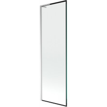 Mexen Next L fürdőkád paraván egypaneles 60 x 150 cm, fekete minta, króm - 895-060-000-03-70-01