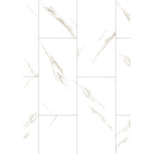 Mexen River White probă panouri vinilice 610 x 305 mm SPC 6,5 mm, suport IXPE 1,5 mm, 4 V-Fuga, Jazz White - F1150-S