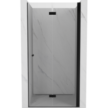 Mexen Mist-F drzwi prysznicowe składane prawe 120 cm, transparent, czarne - 8A6-120-000-70-00-P
