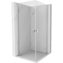 Mexen Mist-B Duo kabina prysznicowa uchylna 70 x 70 cm, transparent, chrom - 8A2-070-070-01-00