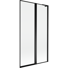 Mexen Mist L paravan de baie 2 canaturi dreapta 100 x 150 cm, cadru negru, negru - 8A9L-100-011-70-70-P