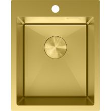 Mexen Solix Edelstahlspüle 1-beckig 400 x 500 mm, gold - 6406401000-55