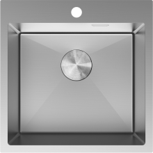 Mexen Solix Edelstahlspüle 1-Becken 500 x 500 mm, Inox - 6407501000-01