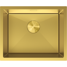 Mexen Trixo Edelstahlspüle 1-Kammer 540 x 440 mm, gold - 6414541000-55
