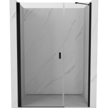 Mexen Mist-B Duschdrehtür 115 cm, transparent, schwarz - 8A2-115-001-70-00