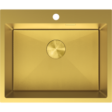 Mexen Solix Edelstahlspüle 1-beckig 600 x 500 mm, gold HC - 6408601000-55HC