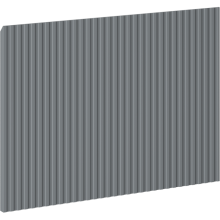Mexen Rivel față canelată pentru corp dulap baie 45 x 43,5 cm, grafit mat - 91A20-0450-470-1-66