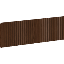 Mexen Rivel fațadă frontală canelată pentru corpul dulapului de baie 50 x 20 cm, nuc - 91A20-0500-235-1-86