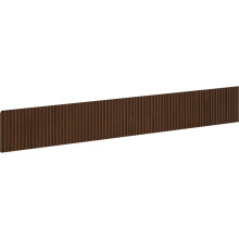 Mexen Rivel față canelată pentru corpul dulapului de baie 120 x 20 cm, nuc - 91A20-1200-235-1-86