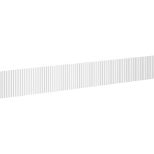Mexen Rivel čelní panel drážkovaný pro tělo koupelnové skříňky 120 x 20 cm, bílý mat - 91A20-1200-235-1-01