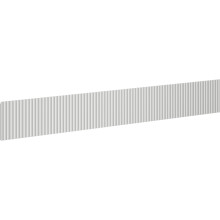 Mexen Rivel parte frontală canelată pentru corpul dulapului de baie 140 x 20 cm, gri mat - 91A20-1400-235-1-62