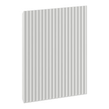 Mexen Rivel față cu caneluri pentru corpul dulapului de baie 30 x 43,5 cm, gri mat - 91A21-0300-470-1-62