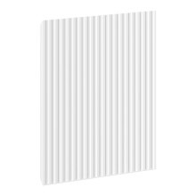 Mexen Rivel front cu striații pentru corpul dulapului de baie 35 x 43,5 cm, alb mat - 91A21-0350-470-1-01