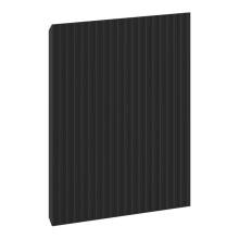 Mexen Rivel front canelat pentru corpul dulapului de baie 35 x 43,5 cm, negru mat - 91A21-0350-470-1-71
