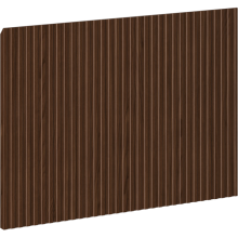 Mexen Rivel čelo drážkované k tělu koupelnové skříňky 40 x 43,5 cm, ořech - 91A20-0400-470-1-86