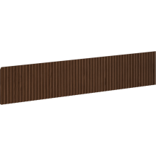 Mexen Rivel față canelată pentru corpul dulapului de baie 90 x 20 cm, nuc - 91A20-0900-235-1-86