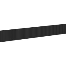 Mexen Rivel predná časť ryhovaná pre telo skrinky do kúpeľne 160 x 20 cm, čierny mat - 91A20-1600-235-1-71