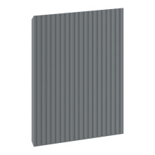 Mexen Rivel front cu caneluri pentru corpul dulapului de baie 30 x 43,5 cm, grafit mat - 91A21-0300-470-1-66