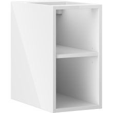 Mexen Box-A otvorená skrinka s poličkou 25 cm, biely lesk - 91AX2-0250-470-0-00