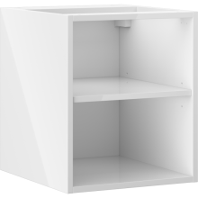 Mexen Box-A otvorená skrinka s policou 35 cm, biely lesk - 91AX2-0400-470-0-00