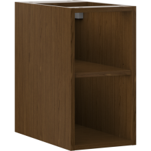 Mexen Box-A otvorená skrinka s policou 25 cm, orech - 91AX2-0250-470-0-86