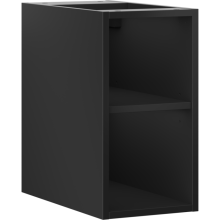 Mexen Box-A otvorená skrinka s policou 25 cm, čierna matná - 91AX2-0250-470-0-71