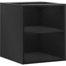 Mexen Box-A otvorená skrinka s poličkou 40 cm, čierna matná - 91AX2-0400-470-0-71