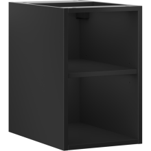 Mexen Box-A otvorená skrinka s policou 30 cm, čierna matná - 91AX2-0300-470-0-71