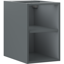 Mexen Box-A otvorená skrinka s poličkou 30 cm, grafit mat - 91AX2-0300-470-0-66