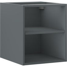 Mexen Box-A otvorená skrinka s poličkou 40 cm, grafit matný - 91AX2-0400-470-0-66