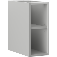 Mexen Box-A otvorená skrinka s policou 20 cm, sivá matná - 91AX2-0200-470-0-62