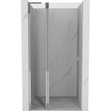 Mexen Mist L Pendeltür für Dusche 100 cm, transparent, Chrom - 8A4L-100-000-01-00