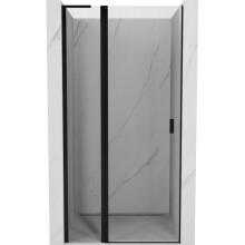 Mexen Mist L Duschdrehtür 105 cm, transparent, schwarz - 8A4L-105-000-70-00