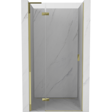 Mexen Mist-H L Duschpendeltür links 120 cm, transparent, golden - 8A5L-120-000-50-00-L