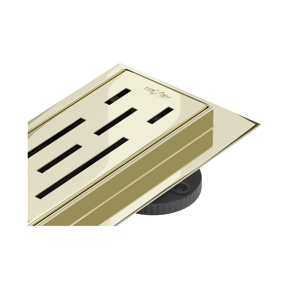 Mexen Flat 360 M01 LineáRní Odtok RotačNí 90 Cm, Zlatá - 1520090-40-image