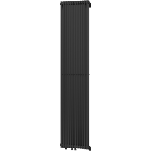 Mexen Kansas dekoratívny radiátor 1800 x 420 mm, 1441 W, Čierna - W204-1800-420-00-70