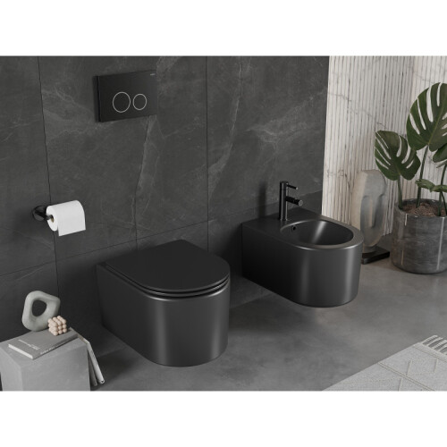Mexen Sofia WC mísa Rimless, Matná černá - 3354XX85 1