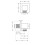 Mexen Cube Eckverbinder, Rosa Gold - 79340-60 2