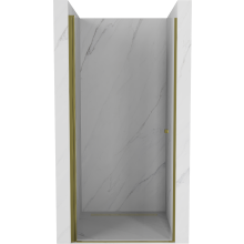 Mexen Pretoria ușa de duș cu balamale 90 cm, transparent, Aurie - 852-090-000-50-00