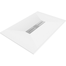 Mexen Toro obdélníková vanička do sprchového koutu SMC 100 x 90 cm, Bílá - 43109010