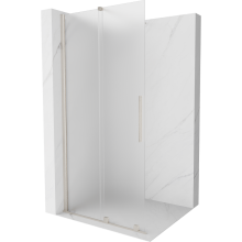 Mexen Velar eltolható walk-in zuhanyfal 80 x 200 cm, deres 8 mm, csiszolt nikkel - 871-080-000-33-97