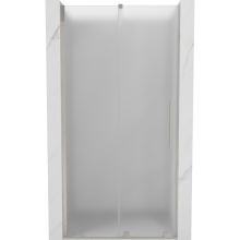 Mexen Velar posuvné sprchové dvere 90 cm, mat, brúsený nikel - 871-090-000-31-97
