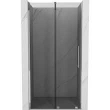 Mexen Velar sprchové dvere posuvné 110 cm, grafit, chróm - 871-110-000-41-01