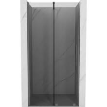 Mexen Velar posuvné sprchové dvere 120 cm, grafit, gun metal - 871-120-000-41-95