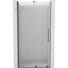 Mexen Velar Schiebetüren für die Dusche 120 cm, matt, gun gray gebürstet - 871-120-000-31-66