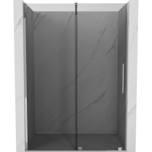 Mexen Velar uși de duș glisante 140 cm, grafit, crom - 871-140-000-41-01