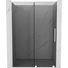 Mexen Velar posuvné sprchové dvere 150 cm, grafit, biele - 871-150-000-41-20